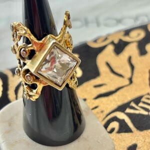 Virgins Saints & Angels Gold Vine Ring